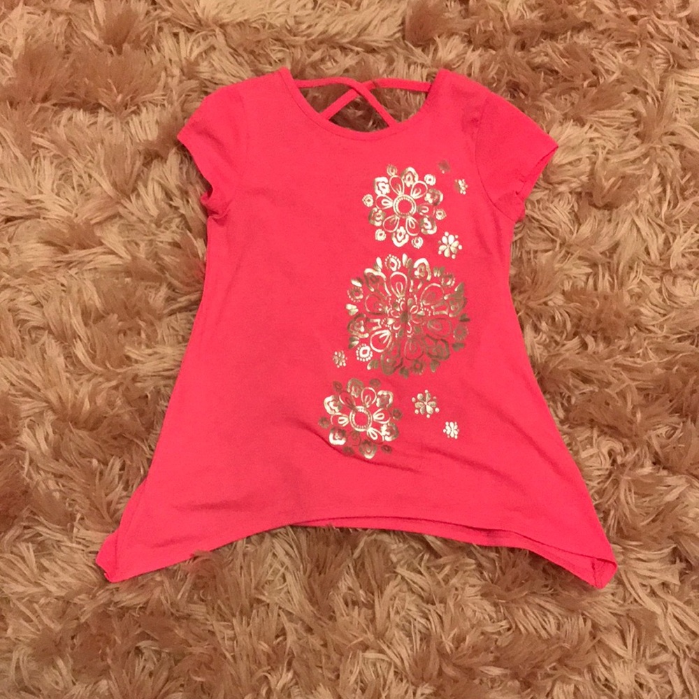 Pink Flower shirt.👚🌸